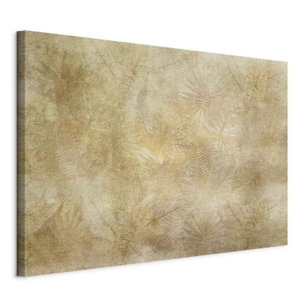 Canvas Print - Vintage Leaves (1 Part) Wide