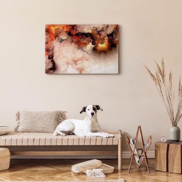 Canvas Print - Volcanic Abstraction (1 Part) Wide