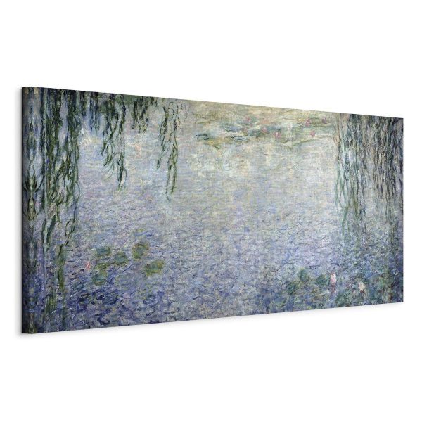 Canvas Print - Water Lilies: Two Weeping Willows