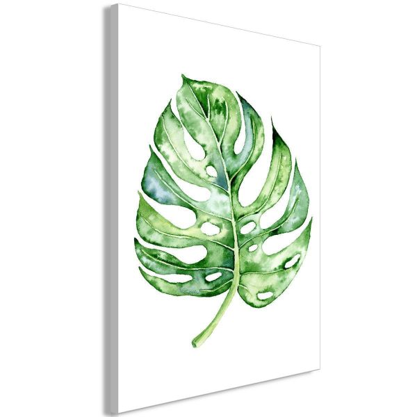 Canvas Print - Watercolor Monstera (1 Part) Vertical