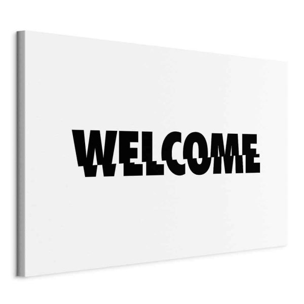 Canvas Print - Welcome (1 Part) Wide