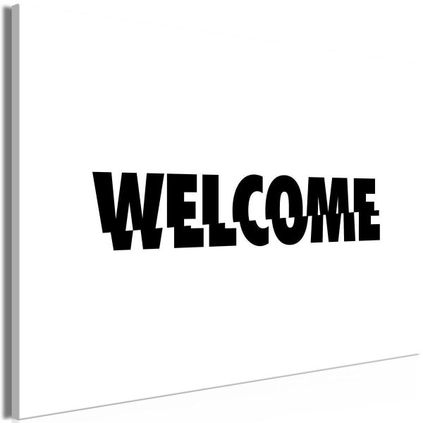 Canvas Print - Welcome (1 Part) Wide