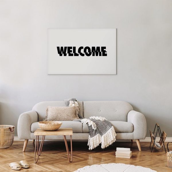 Canvas Print - Welcome (1 Part) Wide
