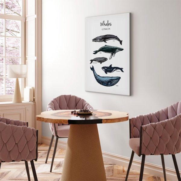 Canvas Print - Whales (1 Part) Vertical