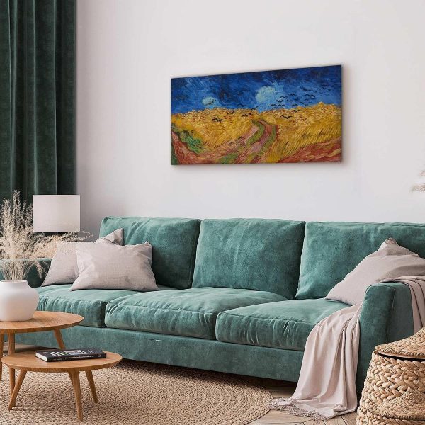 Canvas Print - Wheatfield With Crows