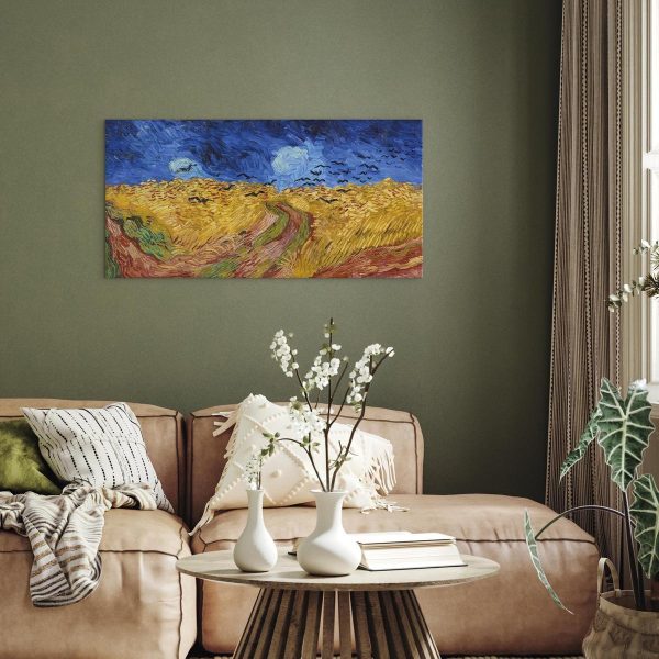 Canvas Print - Wheatfield With Crows