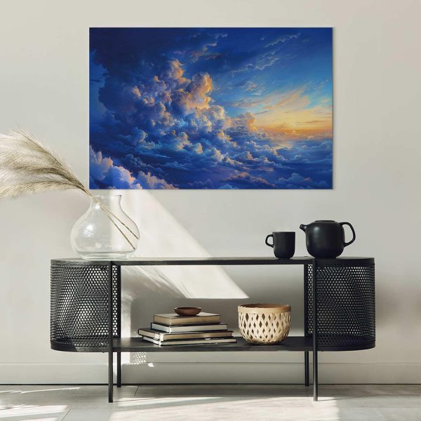 Canvas Print - When the Sky Becomes a Canvas: Artistic Creation of Nature in the Clouds - Image 4