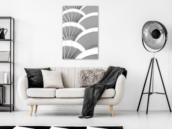 Canvas Print - White Detail (1 Part) Vertical - Image 2