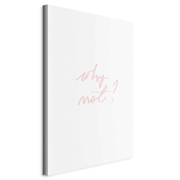 Canvas Print - Why Not? (1 Part) Vertical