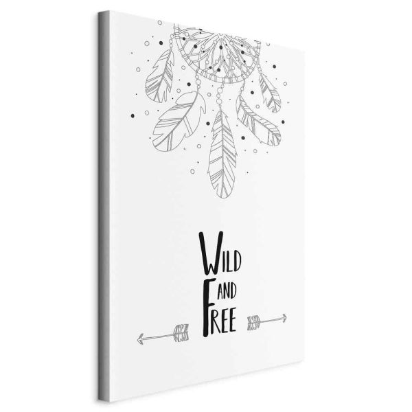 Canvas Print - Wild and Free (1 Part) Vertical