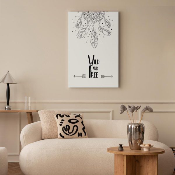 Canvas Print - Wild and Free (1 Part) Vertical