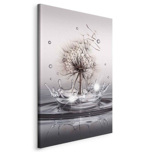 Canvas Print - Wind Drops (1 Part) Vertical