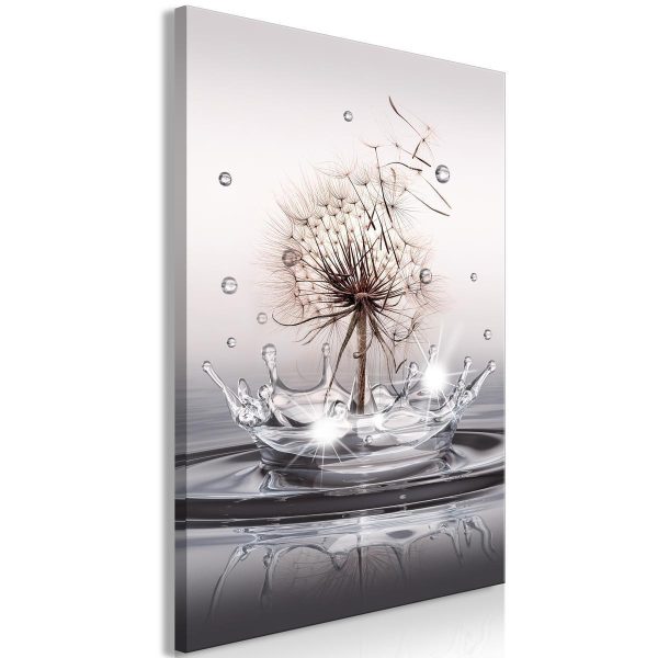 Canvas Print - Wind Drops (1 Part) Vertical