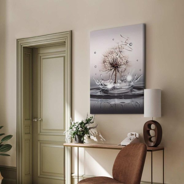 Canvas Print - Wind Drops (1 Part) Vertical