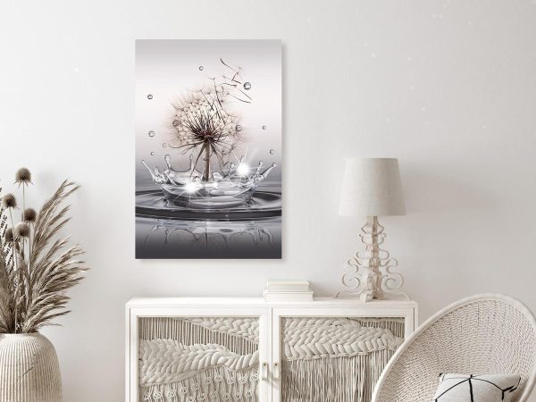 Canvas Print - Wind Drops (1 Part) Vertical
