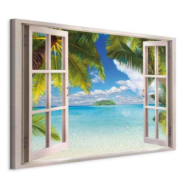 Canvas Print - Window: Sea View