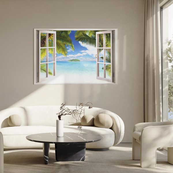 Canvas Print - Window: Sea View - Image 5