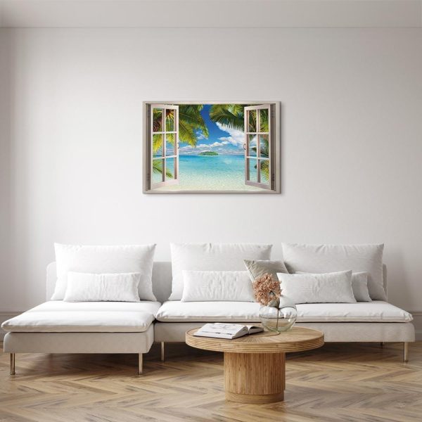 Canvas Print - Window: Sea View - Image 4