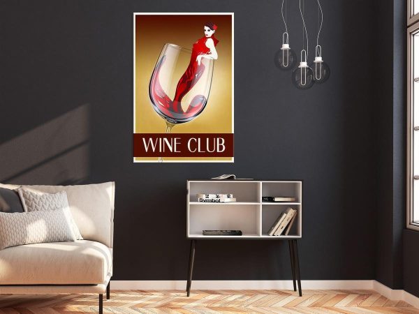 Canvas Print - Wine Club (1 Part) Vertical