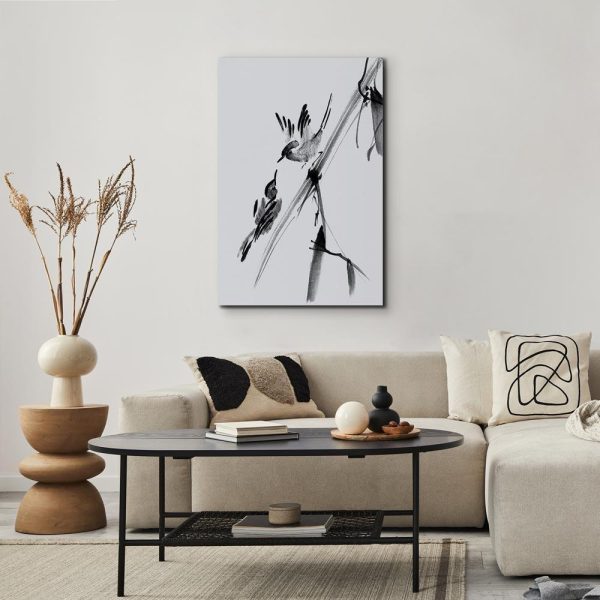 Canvas Print - Winged Love (1 Part) Vertical