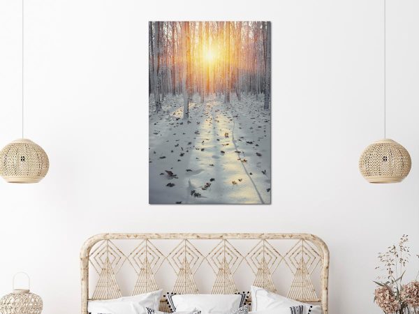 Canvas Print - Winter Afternoon (1 Part) Vertical