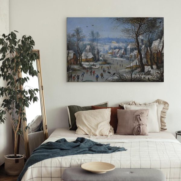 Canvas Print - Winter Landscape with a Bird Trap - Image 3
