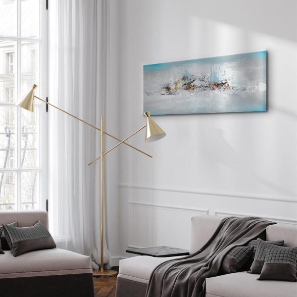 Canvas Print - Winter Outside the Window (1 Part) Narrow