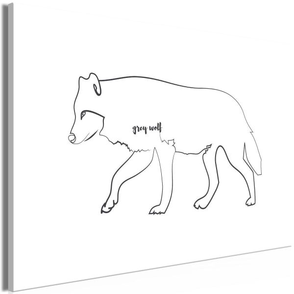 Canvas Print - Wolf (1 Part) Wide