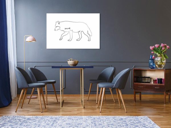 Canvas Print - Wolf (1 Part) Wide