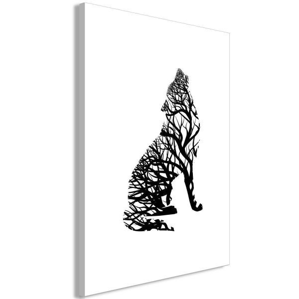 Canvas Print - Wolf Trail (1 Part) Vertical