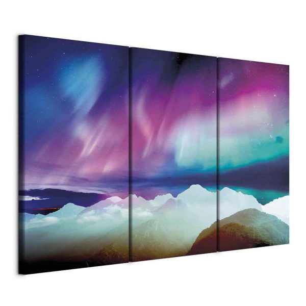 Canvas Print - Wonderful Aurora (3 Parts)