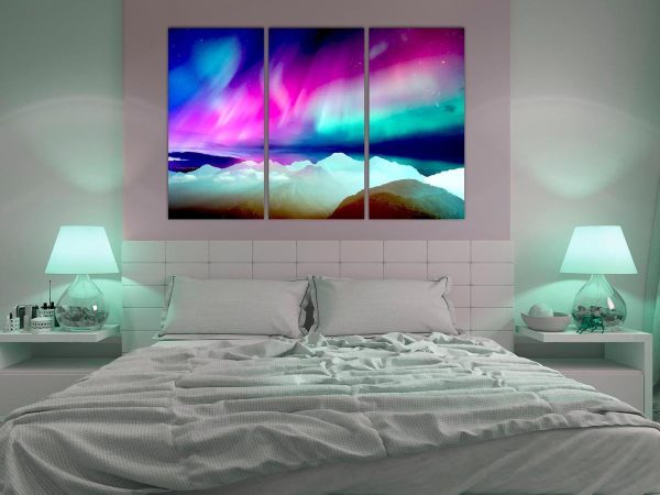 Canvas Print - Wonderful Aurora (3 Parts)