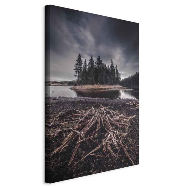 Canvas Print - Wooded Island (1 Part) Vertical