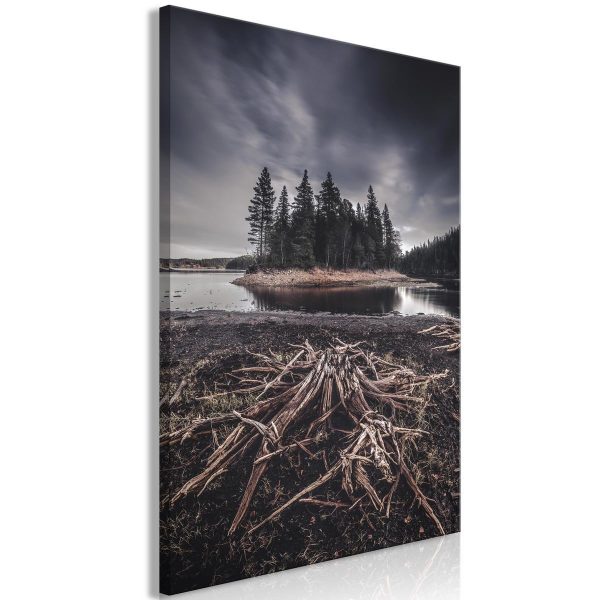 Canvas Print - Wooded Island (1 Part) Vertical