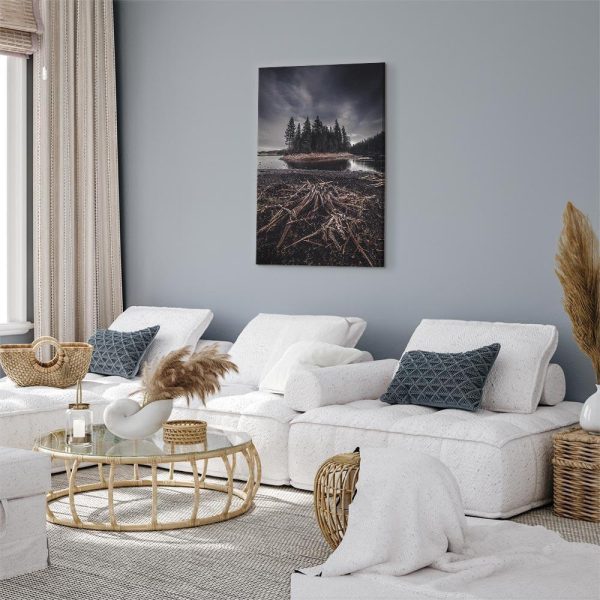 Canvas Print - Wooded Island (1 Part) Vertical