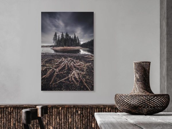 Canvas Print - Wooded Island (1 Part) Vertical