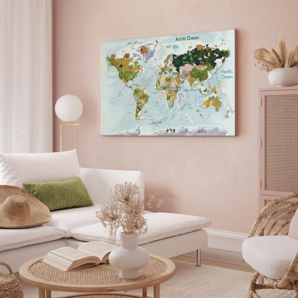 Canvas Print - World Animals (1 Part) Wide