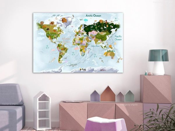 Canvas Print - World Animals (1 Part) Wide