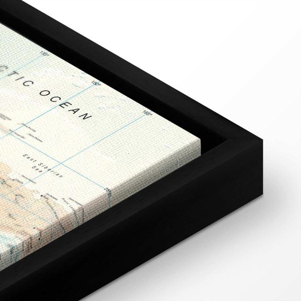 Canvas Print - World Map: Beautiful World