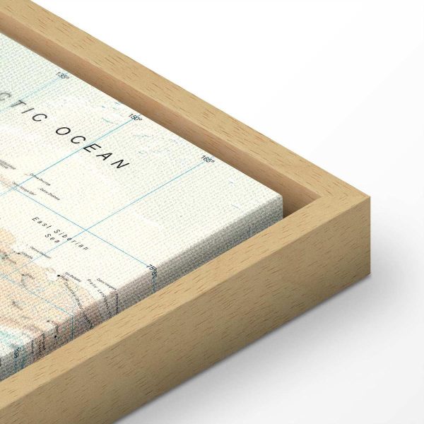 Canvas Print - World Map: Beautiful World