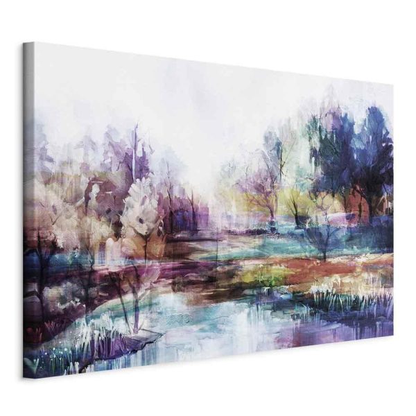 Canvas Print - World in Paints (1 Part) Wide