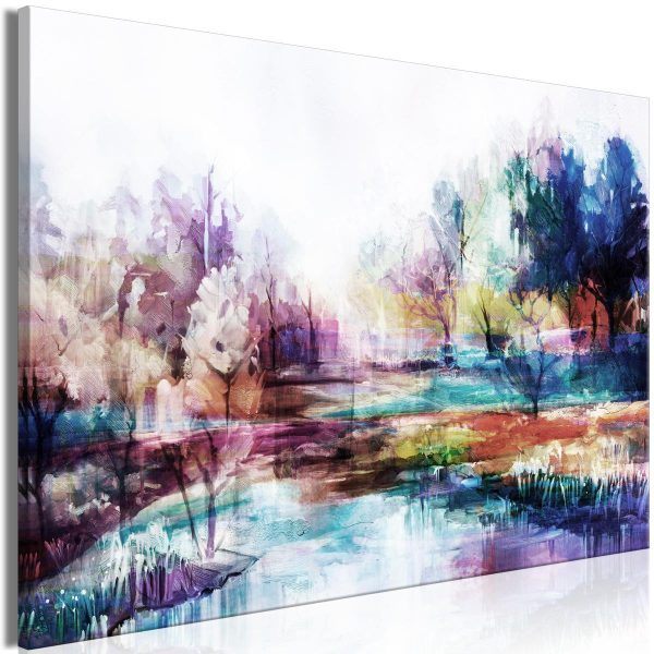 Canvas Print - World in Paints (1 Part) Wide