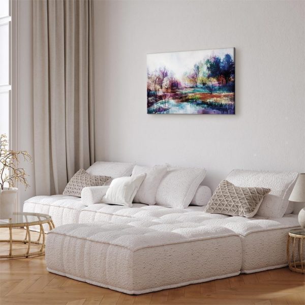 Canvas Print - World in Paints (1 Part) Wide
