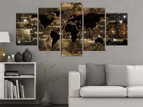 Canvas Print - World of bronze