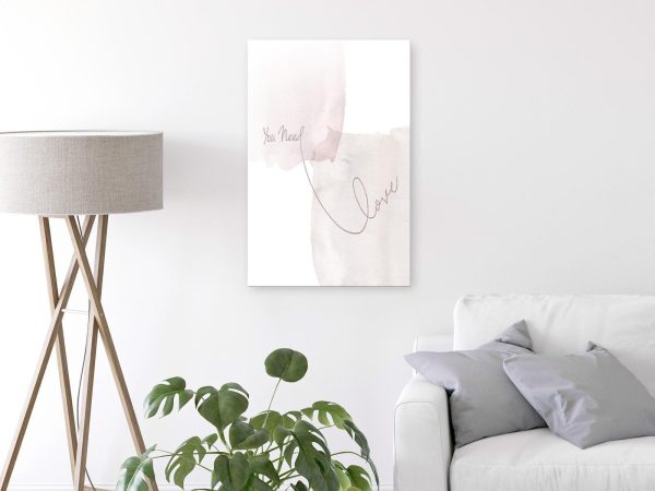Canvas Print - You Need Love (1 Part) Vertical - Image 2