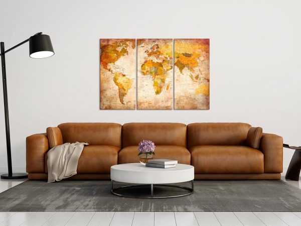Decorative Pinboard - Antique Travel