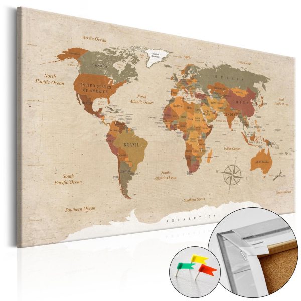 Decorative Pinboard - Beige Chic