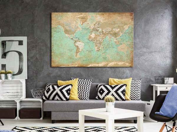 Decorative Pinboard - Celadon Journey