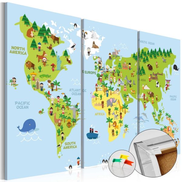 Decorative Pinboard - Children's World