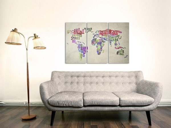 Decorative Pinboard - Colorful Countries